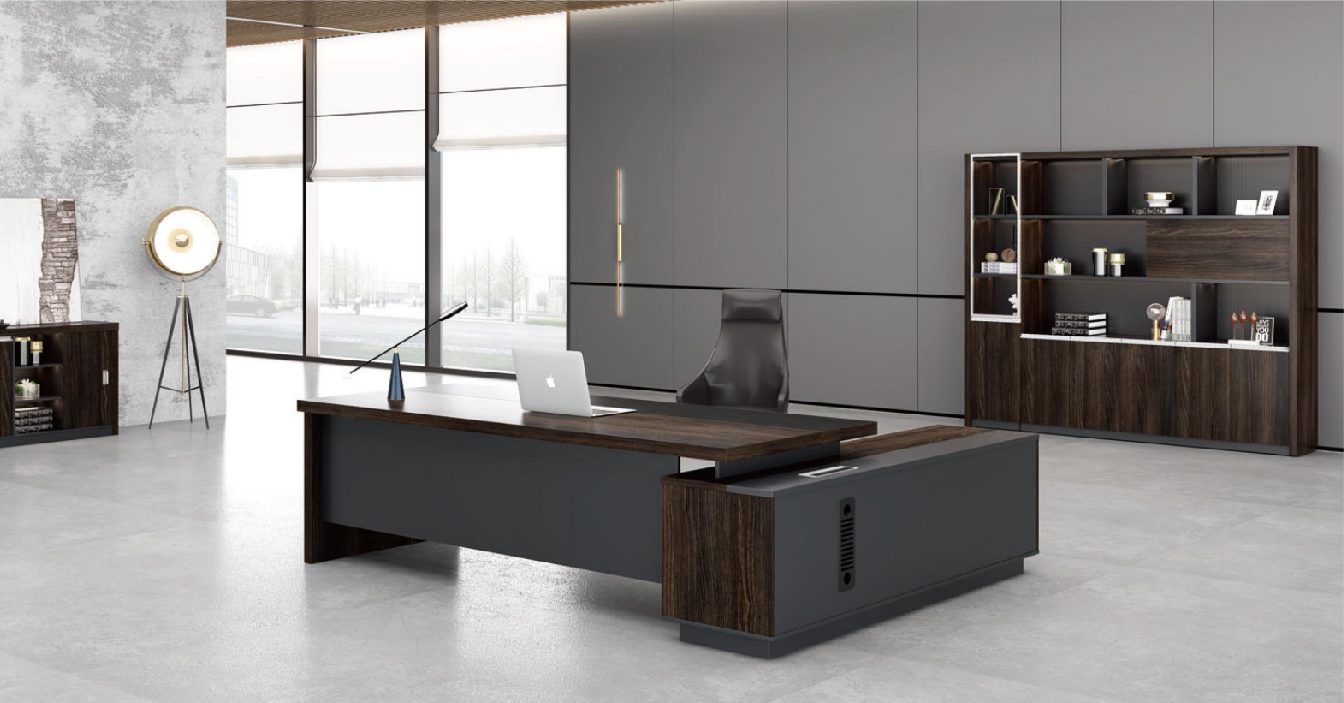 办公桌、柜（板式黑橡系列）